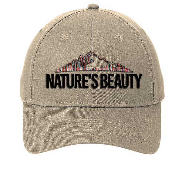 Nature's Beauty with Black Thread
