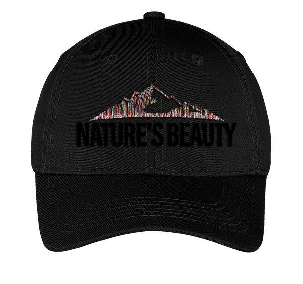 Nature's Beauty with Black Thread
